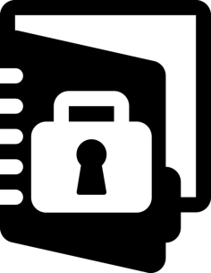 Locked Folder Stencil Svg Design File, Free Vectors File